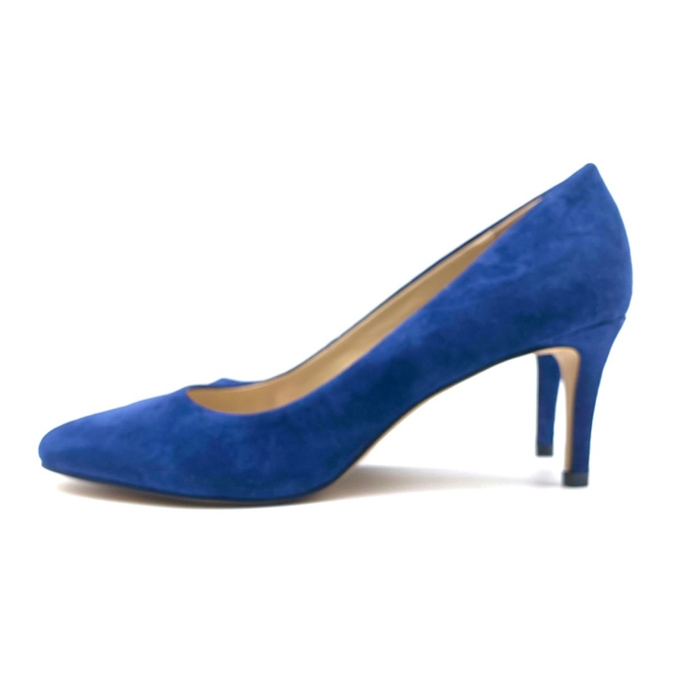 Blue Suede Pump Heels - Womens sz8 - NIB